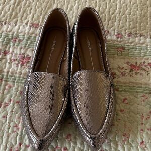 Report Metallic Snakeskin Women's Flats